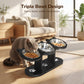 🐱 50 % RABATT NU! 🍽️ Upphöjd hund- och kattmatskål med 3 skålar – halkfri & stabil – ergonomisk design för bättre matsmältning 🐾