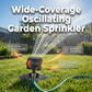 💧 50% RABATT NU! 🌿 Bred-Täckning Roterande Trädgårdssprinkler – Justerbar Sprut & Lång Räckvidd – Stabil Bas & Skräpfilter – Enkel Gräsmatta Vård 🏡