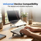 💻 50 % RABATT NU! 📐 Mini foldable laptop stand – osynlig design, ergonomisk vinkel & kylningsförbättring – perfekt för arbete och resor 🧳