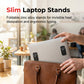 💻 50 % RABATT NU! 📐 Mini foldable laptop stand – osynlig design, ergonomisk vinkel & kylningsförbättring – perfekt för arbete och resor 🧳