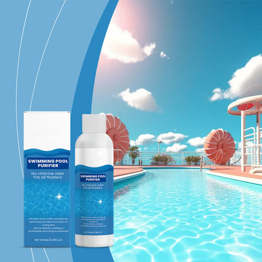 🏊‍♂️ 50% RABATT NU! 💧 Poolreningsvätska – Kristallklart Vatten, Noll Krångel – Snabb Bakterie- & Algborttagning ✨