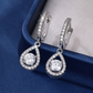 💎 60% RABATT NU! ✨ Eleganta Droppformade Hängande Hoopörhängen – Syntetisk Zirkon, Pavé-setting & Mångsidig Stil 🎀