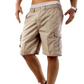 🩳 50 % RABATT NU! 🏕️ Casual cargoshorts för män med resår i midjan – flera fickor, slitstark polyester & knälång passform – perfekt för äventyr 🌿