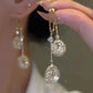 💎 50% RABATT NU! ✨ Eleganta Droppformade Tofsörhängen i Konstgjord Kristall – Hypoallergena 925 Silver, Lätta & Glittrande 🎀