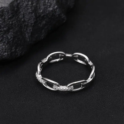 💍 Köp 1 få 1 gratis! ✨ Gnistrande Öppen Ring med Kubisk Zirkonia – Elegant Design, Justerbar & Perfekt För Både Vardag & Fest 💎