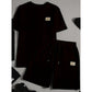 👕 50% RABATT NU! 🩳 Men's Casual Solid-Color Two-Piece Loungewear Set – Unik Textur, Hela Dagens Komfort & Mångsidig Stil ✨