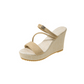 👡 50% RABATT NU! 💃 Kvinnors Plattform Kilklack Sandaler – 10cm Kilklack, Konvertibla Remmar & Halksäker Yttersula ✨