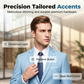 🤵 50% RABATT NU! 💼 Herr Tvådelad Kostym i Modern Passform – Andningsbar, Skrynkelfri & Professionell Stil ✨