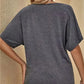 👚 50% RABATT NU! 🌸 Kvinnors Casual Off-Shoulder Kortärmad T-shirt – Asymmetrisk Halsringning, Avslappnad Passform & Andningsbar ✨