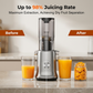 🥤 50% RABATT NU! 🍎 Högavkastande Kallpressjuicer – 110mm Ultrabred Matningstratt, 98% Juiceutvinning & Enkel Rengöring ⚡