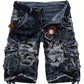 🩳 50% RABATT NU! 🧵 Herr Multi-Ficka Cargo Shorts – Klassisk Stil, Hållbart Tyg & Mångsidig ✨