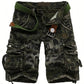 🩳 50% RABATT NU! 🧵 Herr Multi-Ficka Cargo Shorts – Klassisk Stil, Hållbart Tyg & Mångsidig ✨