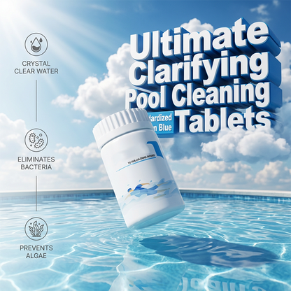 🏊‍♂️ 50% RABATT NU!💧 Kristallklara Rengöringstabletter för Pool – Omedelbar Klarhet & Enkel Användning – Sommar Pool Essential ✨
