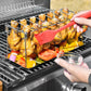 🍗 50% RABATT NU! 🔥 Rostad Kycklingklubbor Ställ – Rostfritt Stål, Hopfällbar & 14 Platser – Jämn Tillagning, Inga Brända Fläckar – BBQ Essential ✨