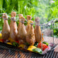 🍗 50% RABATT NU! 🔥 Rostad Kycklingklubbor Ställ – Rostfritt Stål, Hopfällbar & 14 Platser – Jämn Tillagning, Inga Brända Fläckar – BBQ Essential ✨
