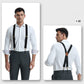 👔 50% RABATT NU! ✨ Herrhängslen med X-rygg & Krokclips – Justerbara & Komfortabla – Perfekt för Kostym & Jeans 💼