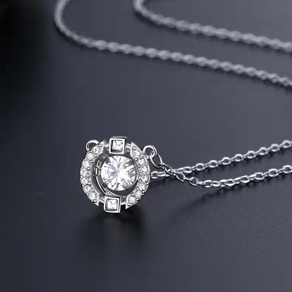 💎 50% RABATT NU! ✨ Svettbeständig Pläterad Dansande Rhinestone Halsband – Dansande Sten, Rhinestone Halo & Klassisk O-kedja 💃
