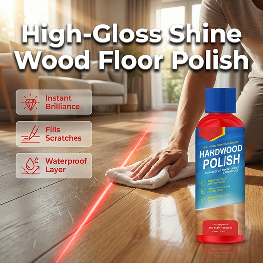 ✨ 50% RABATT NU! 🛡️ Högblank Trägolvspolish – Omedelbar Glans & Djupt Skydd – Vattenavvisande & Icke-Fet – Återställer Naturlig Lyster 🏡
