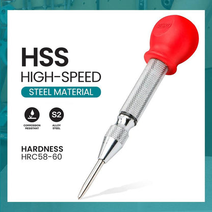 🔨 50 % RABATT NU! ⚙️ Automatisk fjädercenterpunch – HSS höghastighetsstål & repeterbar slagkraft för exakt märkning 🎯
