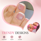 💅 50% RABATT NU! 👣 Press On Tånaglar för Kvinnor – Långvarig, Bekväm Passform & Enkel Applicering ✨