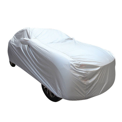 🚗 50% RABATT NU! ☀️ Bilskydd för Alla Väderförhållanden – Damm-, Sol- & Regnskyddat – Perfekt för Hatchback & Sedan – Året Runt Skydd ❄️