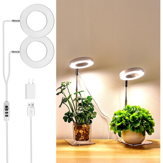 💡 50% RABATT! 🌱 LED Ängel Ring Växtlampa för Inomhusväxter – Fullt Spektrum, Energisnål & Perfekt För Optimal Tillväxt Oavsett Årstid 🌿
