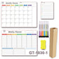 📅 50% RABATT NU! ✨ Magnetisk Suddig Kalenderset – Torrraderingstavla, Färgglada Pennor & Perfekt För Familjeorganisation 🧲
