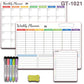 📅 50% RABATT NU! ✨ Magnetisk Suddig Kalenderset – Torrraderingstavla, Färgglada Pennor & Perfekt För Familjeorganisation 🧲