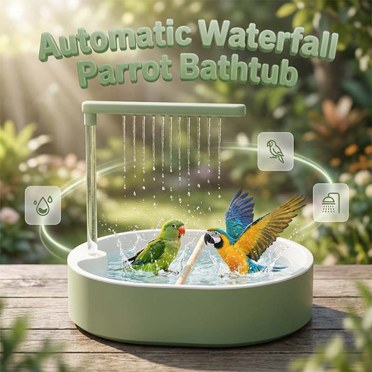 🐦 50% RABATT NU! 💧 Elektriskt Fågelbad med Dusch och Sittpinne – 2 Badlägen, Simulerat Regn & Tyst Pump ✨