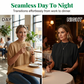 👚 50% RABATT NU! 🕊️ Kvinnors Elegant Mock Neck Topp – Draperad Silhuett, Slits Fladdermusärmar & Andningsbart Tyg – Kontor till Helg ☁️