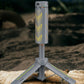 ⛺ 50% RABATT NU! 🔦 Uppladdningsbar Campinglampa med Justerbart Stativ – 5-i-1, 8000mAh Powerbank & 360° Roterande Paneler – Perfekt För Utomhusbruk ✨