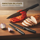 🔪 50% RABATT NU! ✨ Modern 7-i-1 Kökskniv & Sax Set – Komplett 7-delar, Non-Stick Belagd & Ergonomiska PP Handtag – Sleek Svart Design 🖤