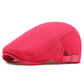🧢 50% RABATT NU!🌿 Andningsbar Flat Cap – Mesh Tyg, Justerbar & Svettband – Sommar Essential ☀️