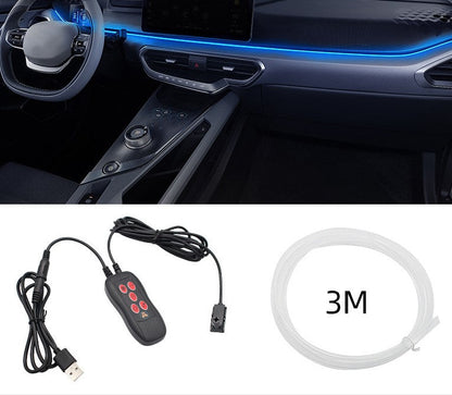 🚗 50% RABATT NU! 🎵 Interiör Neon Strip Light för Bil – Musik Synk, Appkontroll & USB-driven – Eliminerar Körtrötthet ✨