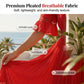 🏖️ 50% RABATT NU! 👗 Elegant Spetsklänning med V-ringad Hals, Veckad Design & Volangärmar – Perfekt för Sommarsemestern 🌺