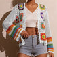 👚 50% RABATT NU! 🧶 Retro Virkad Topp med Hålmönster – Andningsbar, Snygg & Perfekt för Lager-på-lager ✨