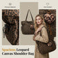 🐆 50% RABATT NU! 👜 Axelväska i Canvas med Leopardmönster – Chic Stil, Hållbar Canvas & Rymlig – Perfekt För Dagligt Bruk ✨