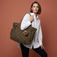 🐆 50% RABATT NU! 👜 Axelväska i Canvas med Leopardmönster – Chic Stil, Hållbar Canvas & Rymlig – Perfekt För Dagligt Bruk ✨