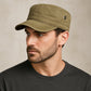 🧢 50% RABATT NU! ⭐ Baseballkeps i Vintage-stil med Platt Topp – Hållbar, Andningsbar & Justerbar – Tidlös Militärinspirerad Stil 👕