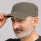 🧢 50% RABATT NU! ⭐ Baseballkeps i Vintage-stil med Platt Topp – Hållbar, Andningsbar & Justerbar – Tidlös Militärinspirerad Stil 👕
