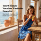 👗 50% RABATT NU! 🌸 Romantisk Spagettibandsklänning – Knytning Fram & Smockad Bodice – Perfekt för Brunch, Dejt & Strandsemester 🏖️