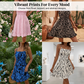 👗 50% RABATT NU! 🌸 Romantisk Spagettibandsklänning – Knytning Fram & Smockad Bodice – Perfekt för Brunch, Dejt & Strandsemester 🏖️