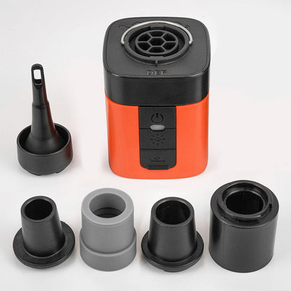 🔋 50% RABATT NU! 🏕️ Mini Elektrisk Luftpump – Snabb, Sladdlös & med LED-lampa – Perfekt för Camping & Resor ✨