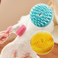 🛁 Köp 1 Få 1 Gratis! 🐕 Hund & Katt Badborste – Långt Handtag, Schampodispenser & 2 Borsttyper – Mjuka TPR-Borstar, Enkelt Grepp 🧴