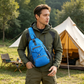 🎒 50% RABATT NU! 🏔️ Herr Utomhus Slingväska – Lätt Nylon & RFID-skydd – Perfekt för Vandring, Resor & Dagliga Ärenden 🚶‍♂️