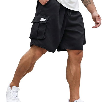 🩳 50% RABATT NU!✨ Herr Casual Cargoshorts – Andningsbart Tyg, Justerbar Midja & Flera Fickor – Sommar Essential ☀️
