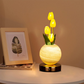 🌷 50 % RABATT NU! 💡 Elegant nattlampa i form av en tulpanbukett – varmt sken, högkvalitativt glas & tidlös design – perfekt för sovrummet 🛋️