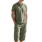 👕 50% RABATT NU! 🌿 Herr Linne Skjorta & Casual Byxor Set – Andningsbar & Avslappnad – Perfekt Sommarbasvara ☀️
