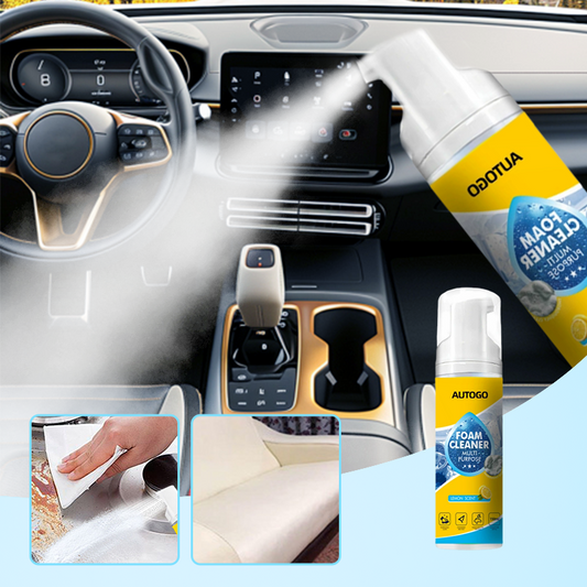 🧼 50% RABATT NU!🔥 Multi-Purpose Skum Rengöringsmedel – Kraftfull Fett & Fläck Borttagare – Läder & Krom Säker – Hem Rengöring Essential Kit 🧽