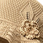 🧶 50% RABATT NU! 👒 Kvinnors Virkad Bucket Hat – Blomsterdetalj, Bredbrättad & Bomull – Andningsbar Sommarstil 🌸